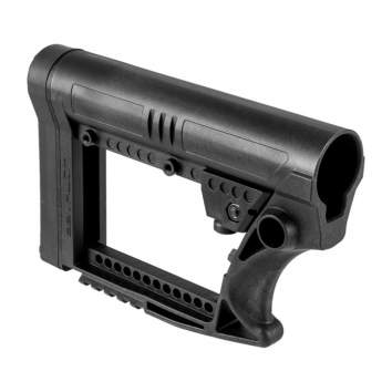 LUTH-AR AR-15 SKULLATION STOCK ASSEMBLY COLLAPSIBLE CARBINE POLYMER BLACK