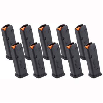 MAGPUL PMAG 17 GL9 MAGAZINE FOR GLOCK? 17 9 MM LUGER 17-ROUND POLYMER BLACK, PACK OF 10