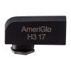 Ameriglo Pro-Glo Tritium Round Front Sight .220X.140 Green For Glock, Black