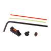 Zev Technologie Sight Set, .215 Fiber Optic Front, Combat V3 Black Rear