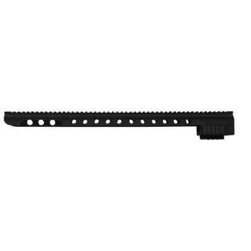 ACCURACY SYSTEMS REMINGTON 7600 TOP FULL PICATINNY RAIL MOUNT WITH ACCY RAILS, ALUMINUM BLACK