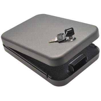 Snap Safe Large Lock Box Steel Gray