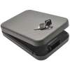 Snap Safe Large Lock Box- 2 Keyed Alike, Steel Gray