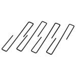 SNAP SAFE .22 HANDGUN HANGERS PVC COATING BLACK