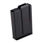 ACCURATE MAG SHORT ACTION DOUBLE STACK SINGLE FIRE 3.050 OAL AR-15 MAGAZINE 6.5 CREEDMOOR, 10 ROUND, STEEL BLACK