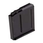 ACCURATE MAG AR-15 LONG ACTION SINGLE STACK SINGLE FIRE MAGAZINE 3.715 OAL 5 ROUND, STEEL BLACK