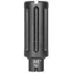 MIDWEST INDUSTRIES AK-47 BLAST CAN .30 CALIBER M14X1 LH, ALUMINUM MATTE BLACK