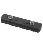 Mission First Tactical Keymod Picatinny Rail Section 3, Aluminum Black