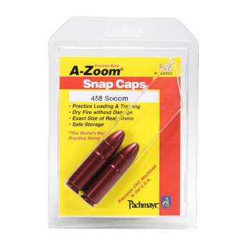 A-ZOOM 458 SOCOM SNAP CAP BLUE 2 PER PACK