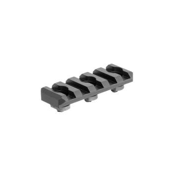 Arisaka Defense M-Lok Low Profile 5 Slot 2.15, Aluminum Black