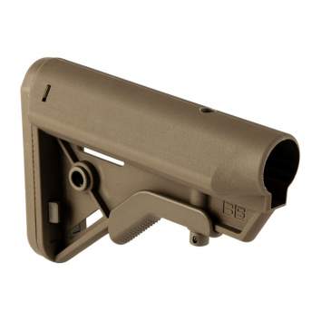 B5 Systems AR-15 Bravo Stock Collapsible Mil-Spec Polymer Coyote Brown