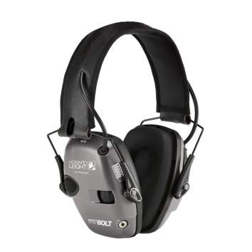 Howard Leight Impact Sport Bolt Electronic Earmuffs, Grey