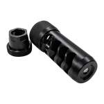AREA 419 22-30 CALIBER SIDEWINDER BRAKE, STAINLESS STEEL MATTE BLACK