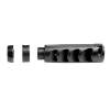 Ultradyne Apollo Max Compensator 22 Caliber 1/2-28 Stainless Steel Black