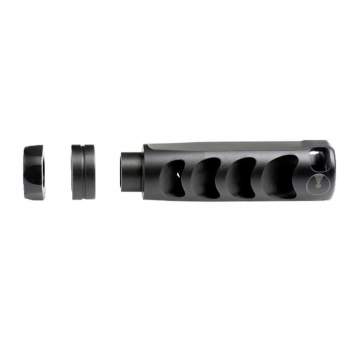 ULTRADYNE APOLLO MAX COMPENSATOR 22 CALIBER 1/2-28 STAINLESS STEEL BLACK