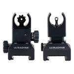 ULTRADYNE C4 FOLDING FRONT AND REAR SIGHT COMBO UD BLACK
