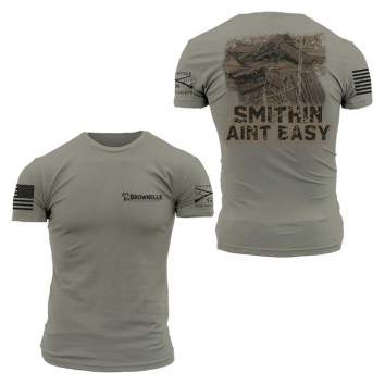 Grunt Style Gunsmith 1911 Shirt Large, Cotton Green