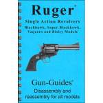 GUN-GUIDES ASSEMBLY & DISASSEMBLY GUIDE FOR THE RUGER SA REVOLVER, PAPER BLUE