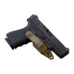 RAVEN CONCEALMENT SYSTEMS GLOCK VANGUARD2 BASIC KIT TUCKABLE SOFT LOOP, POLYMER COYOTE BROWN