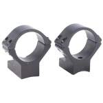 TALLEY TIKKA T3 30MM MEDIUM SCOPE MOUNTS, BLACK