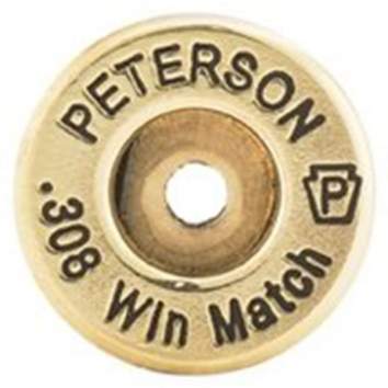 Peterson Cartridge 308 Winchester Large Primer Brass 500 Per Box