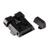 L.P.A. Sights Fully Adjustabel Sight Set, White Dot Black