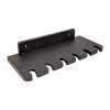 Area 419 Cleaning Rod Storage Rack With Wall Mount, Black