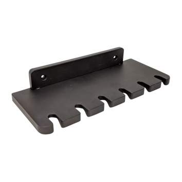 Area 419 Cleaning Rod Storage Rack With Wall Mount, Black