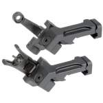 MIDWEST INDUSTRIES AR-15 COMBAT RIFLE OFFSET SIGHT SET, BLACK