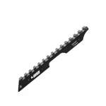 AREA 419 CZ 457 15 MOA SCOPE RAIL WITH LEVEL, ALUMINUM MATTE BLACK