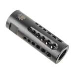 NEXT LEVEL ARMAMENT NLX-11 450 BUSHMASTER MUZZLE BRAKE 11/16X24, STAINLESS STEEL MATTE BLACK