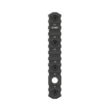 MDT 5.5 M-Lok Picatinny Rail with Flush Cup Sling Mount, Aluminum Matte Black