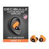 Decibullz Custom Molded Earplug, Orange