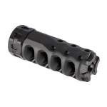 PRECISION ARMAMENT AR-15 HYPERTAP MUZZLE BRAKE .308/7.62MM, 5/8-24, STAINLESS STEEL MATTE BLACK