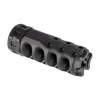 Precision Armament AR-15 Hypertap Muzzle Brake .264/6.5MM, 5/8-24, Stainless Steel Matte Black