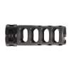 Precision Armament AR-15 Hypertap Muzzle Brake .264/6.5MM, 5/8-24, Stainless Steel Matte Black