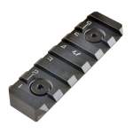 STRIKE INDUSTRIES LINK QD RAIL SECTION 6 SLOTS, ALUMINUM BLACK