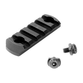 Geissele Automatics Picatinny Accessory Rail For M-Lok Handguards 5 Slots, Aluminum Black