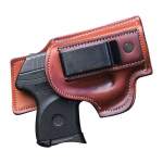 EDGEWOOD SHOOTING BAGS GLOCK® 43 IWB RIGHT HAND, LEATHER BROWN