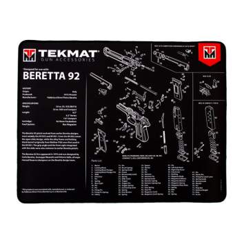 Tek Mat Ultra 20 Beretta 92 Gun Cleaning Mat