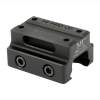 Midwest Industries Absolute Cowitness Trijicon MRO Optic Mount, Black