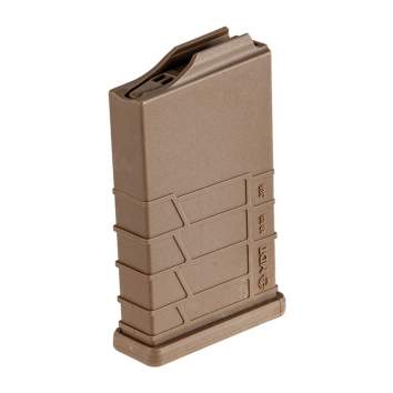 MDT 308 Short Action Aics 10 Round Polymer Magazine, Flat Dark Earth