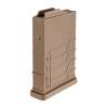 MDT 308 Short Action Aics 10 Round Polymer Magazine, Flat Dark Earth