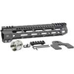 MIDWEST INDUSTRIES AR-15 10.5 ULTRALIGHT HANDGUARD WITH TITANIUM HARDWARE M-LOK ALUMINUM BLACK