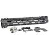 Midwest Industries AR-15 12.625 Ultralight Handguard With Titanium Hardware M-LOK Aluminum Black