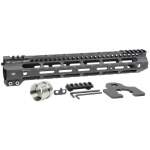 MIDWEST INDUSTRIES AR-15 12.625 ULTRALIGHT HANDGUARD WITH TITANIUM HARDWARE M-LOK ALUMINUM BLACK