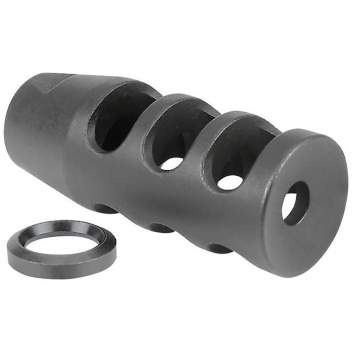 Midwest Industries AR .308 Muzzle Brake .30/.300AAC 5/8-24, Steel Matte Black