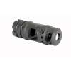 Midwest Industries AK-47 Muzzle Brake .30 Cal M14x1.0 LH Threads, Steel Matte Black