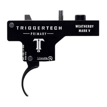 Triggertech Weatherby Mark V Primary Adjustable Curved Black