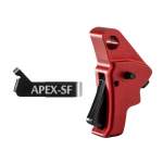 APEX TACTICAL ACTION ENHANCEMENT TRIGGER KIT WITHOUT BAR FOR GLOCK SLIM FRAME RED